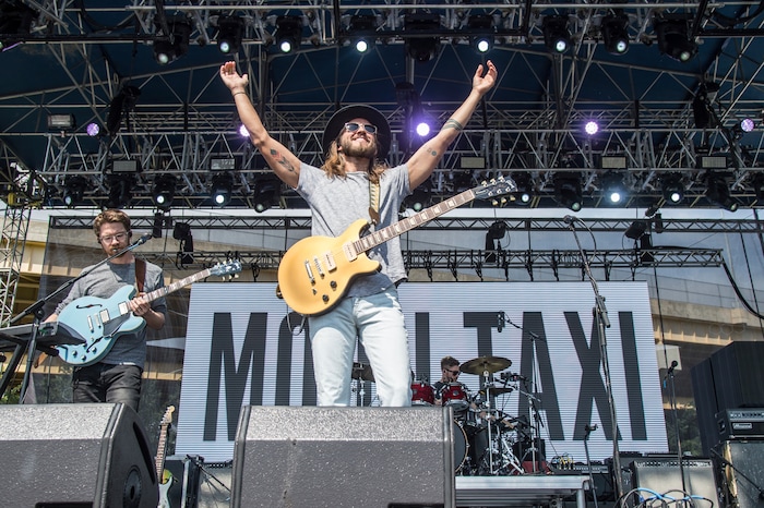 (Photo by Amy Harris/Invision/AP) Trevor Terndrup of Moon Taxi performs at the Bunbury Music Festival on Sunday, June 4, 2017, in Cincinnati.