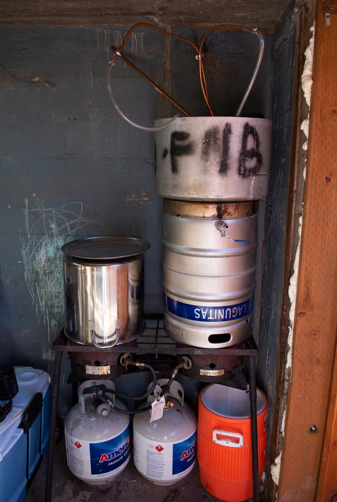 (Leah Hogsten  |  The Salt Lake Tribune)   Landon JefferyÕs brewing station. Jeffery was named Utah's "Best Home Brewer" during the 2019 Beehive Brewoff. Jeffery earned five gold medals, three silver and a bronze, including the "best beer." The win is good news for Ogden beer drinkers Ñ as Jeffery will become a co-brewer at Ogden River Brewing, when it opens early next year.