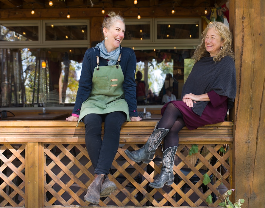 (Christopher P. Michel  |  Hell's Backbone Grill & Farm) Jen Castle and Blake Spalding, co-owners and chefs of Hell's Backbone Grill & Farm in Boulder, Utah.