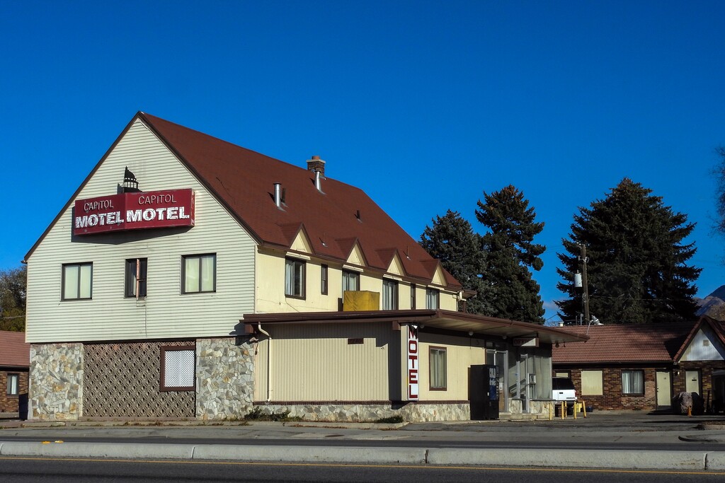 (Chris Detrick | The Salt Lake Tribune) Capitol Motel, 1749 South State Street in Salt Lake City Tuesday, November 14, 2017. Salt Lake City might buy this property with a plan to create 150 units, 60 of which would be designated as "affordable."