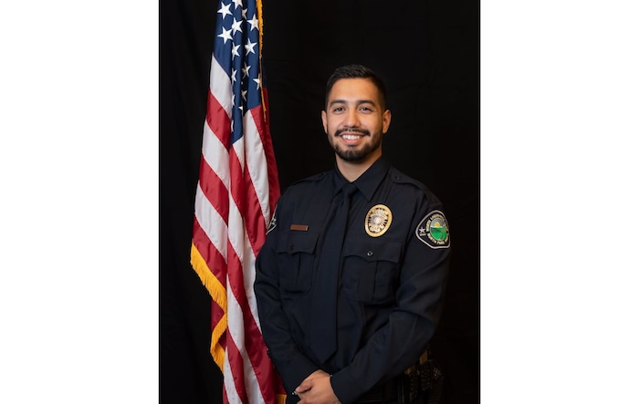 (Tremonton Garland Police Department) Officer Eric Estrada, of the Tremonton Garland Police Department. Estrada was killed in the line of duty on Aug. 17, 2025.