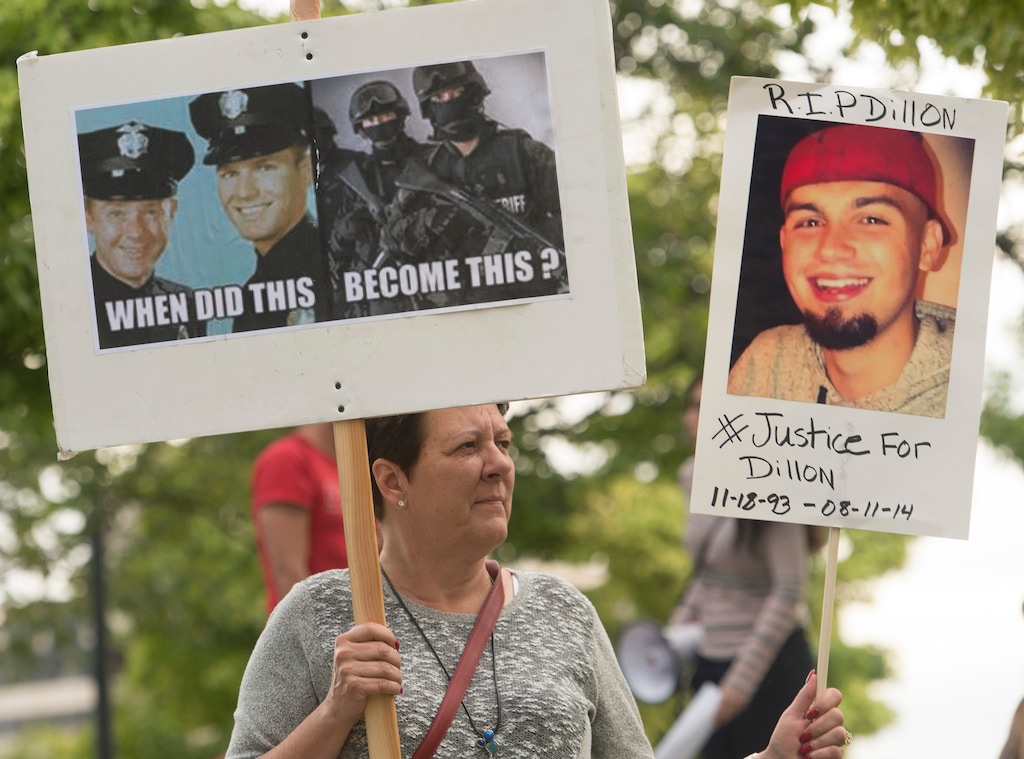 (Rick Egan | The Salt Lake Tribune) Protestors march in downtown Salt Lake City to demonstrate against police shootings on Monday, August 25, 2014. A lawsuit filed on behalf of the family of Dillon Taylor, who was fatally shot by Salt Lake City police and sparked the protest, was dismissed on Friday, May 17, 2019.