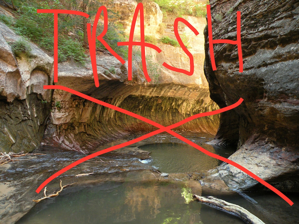 (Erin Alberty | The Salt Lake Tribune) Reviewers on Yelp and TripAdvisor can be merciless in their ratings of Utah's national wonders.  A perhaps-tongue-in-cheek one-star review of The Subway in Zion National Park describes the iconic hike as "trash" and urges visitors to go to Moab instead.
