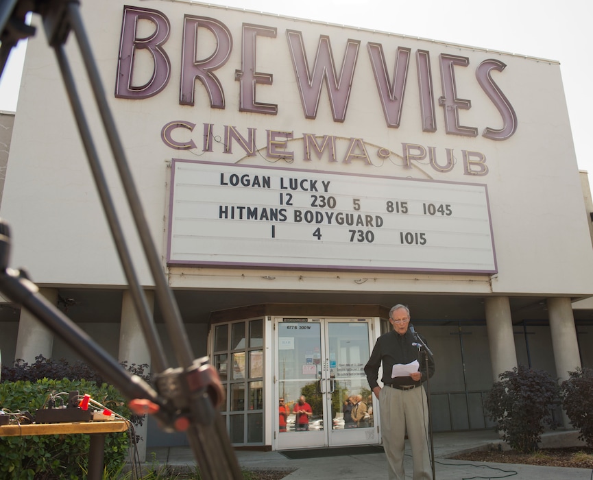 (Rachel Molenda  |  The Salt Lake Tribune)Norman Chesler, a member of Brewvies' management team and board, praises the recent ruling by a judge against the state's Department of Alcoholic Beverage Control. DABC regulators threatened to fine Brewvies up to $25,000 and take away its liquor license in 2016.