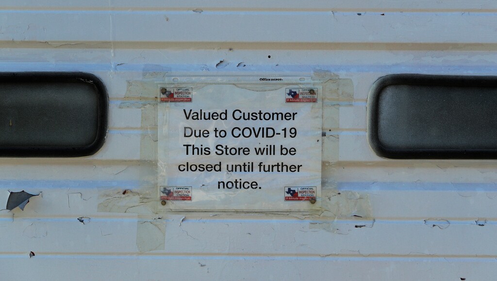 (Eric Gay | AP photo)

A sign for temporary closure due to COVID-19 is displayed on a business, in San Antonio, Thursday, June 25, 2020. Texas Gov. Greg Abbott said Wednesday that the state is facing a "massive outbreak" in the coronavirus pandemic and that some new local restrictions may be needed to protect hospital space for new patients.
