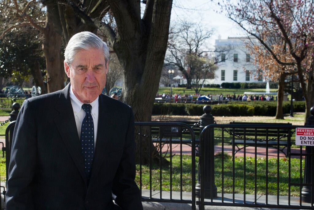 Special Counsel Robert Mueller walks past the White House, after attending St. John's Episcopal Church for morning services, Sunday, March 24, 2019 in Washington. Mueller closed his long and contentious Russia investigation with no new charges, ending the probe that has cast a dark shadow over Donald Trump's presidency. (AP Photo/Cliff Owen)