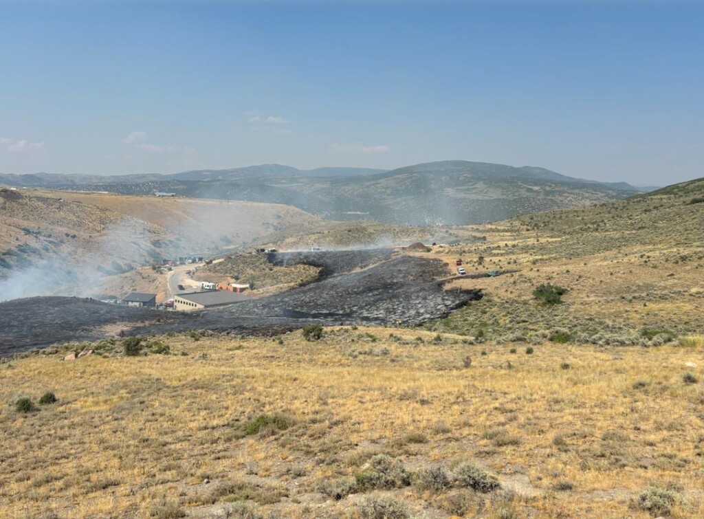 (Utah Wildfire Info) Firefighting crews working to contain multiple small wildfires in Browns Canyon, Summit County.