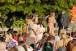 (The Church of Jesus Christ of Latter-day Saints) Two women embrace during a groundbreaking ceremony for a new Latter-day Saint chapel in Grand Blanc, Michigan, on Monday, Sept. 28, 2026.
