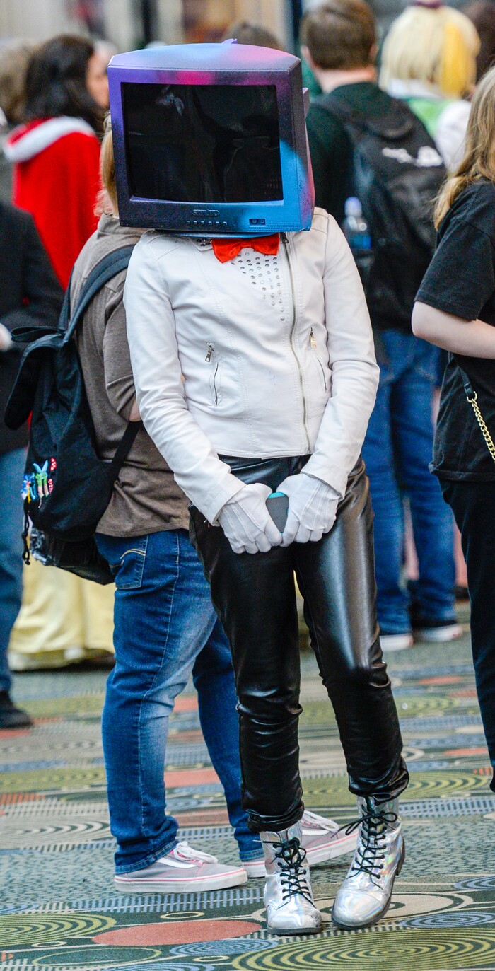 Leah Hogsten  |  The Salt Lake Tribune  Cosplayers roam the aisles atÊFanX Salt Lake Comic Convention, Saturday, April 20, 2019. 