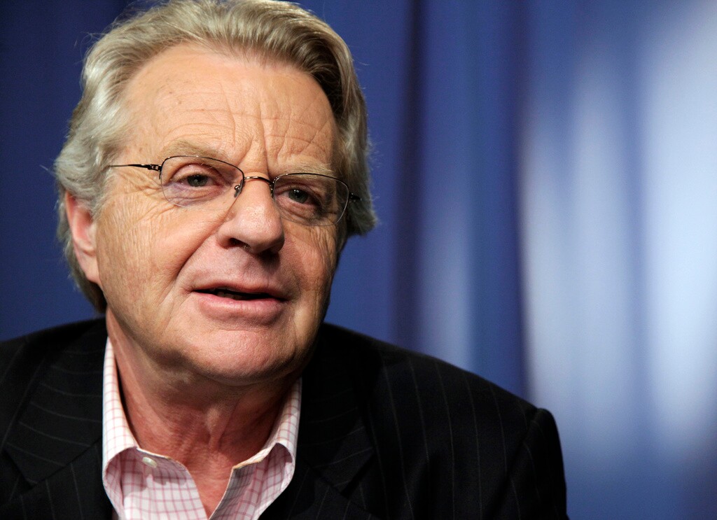 (Richard Drew | AP file photo) Talk show host Jerry Springer speaks in New York on April 15, 2010. Springer, the former Cincinnati mayor and news anchor whose namesake TV show unleashed strippers, homewreckers and skinheads to brawl and spew obscenities on weekday afternoons, has died. He was 79. A family spokesperson died Thursday at home in suburban Chicago.