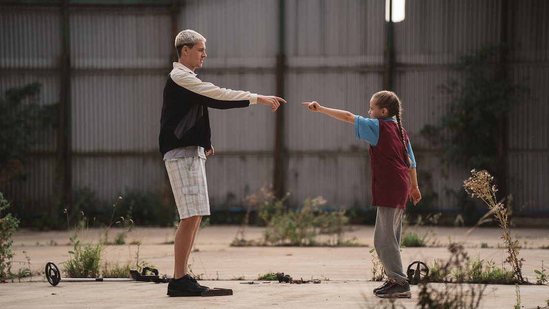 (Chris Harris  |  Sundance Institute) Harris Dickinson, left, and Lola Campbell play father and daughter in writer-director Charlotte Regan's comedy-drama "Scrapper," an official selection of the World Dramatic competition at the 2023 Sundance Film Festival.
