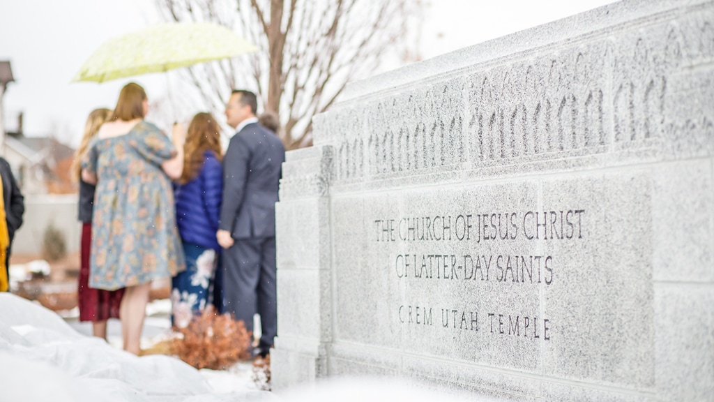 (The Church of Jesus Christ of Latter-day Saints) The Orem Temple was dedicated on Sunday.