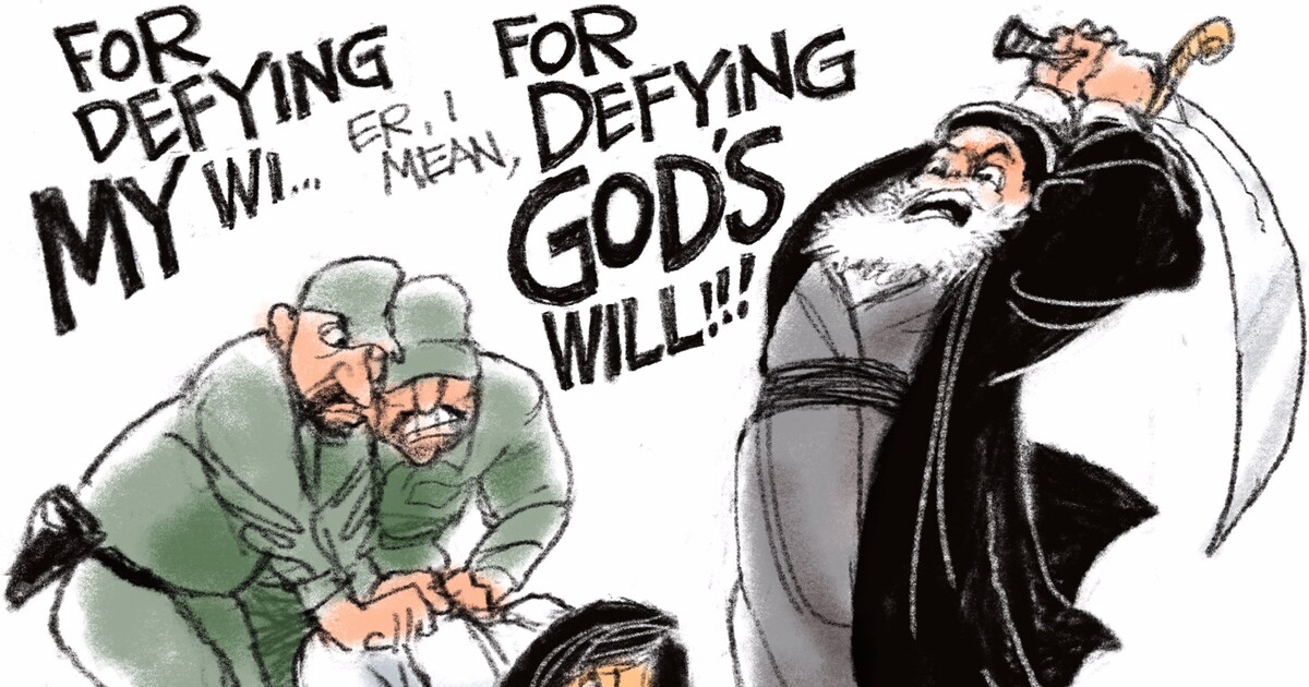 Bagley Cartoon: God’s Country