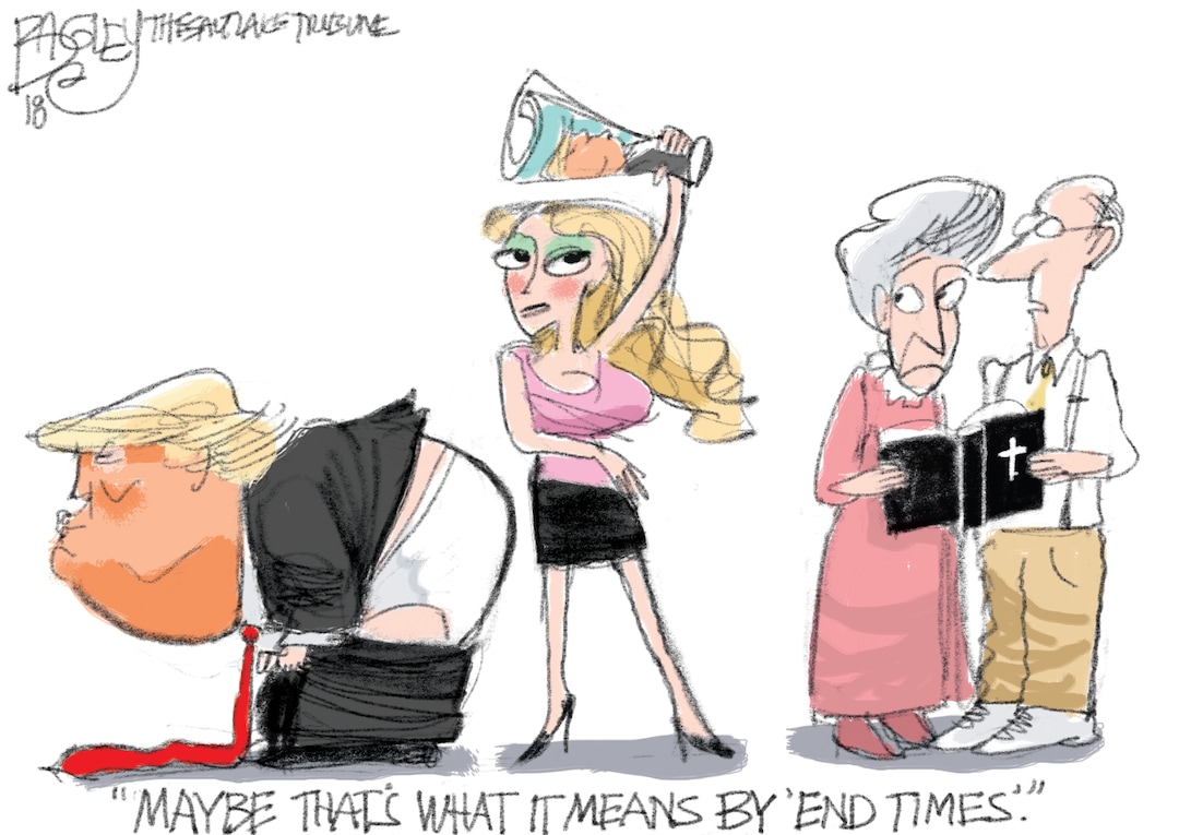 (Pat Bagley | The Salt Lake Tribune) This Pat Bagley cartoon, titled “Getting to the Bottom of It” appears in The Salt Lake Tribune on Tuesday, March 27, 2018.