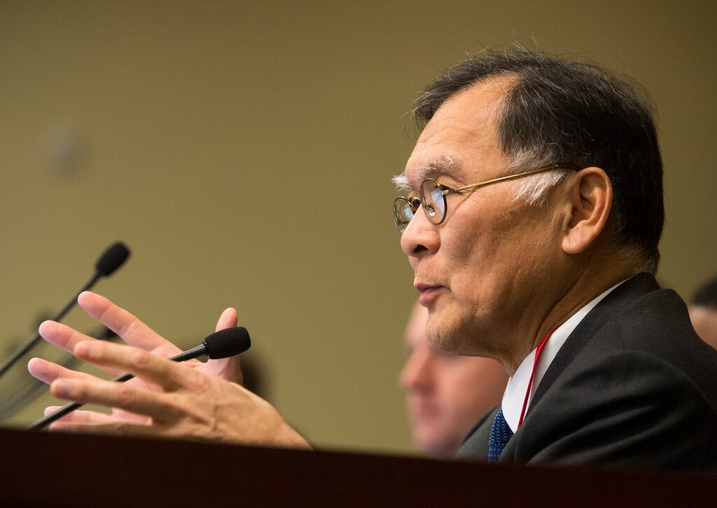 Rick Egan  |  The Salt Lake TribuneSen. Brian E. Shiozawa makes a comment during the Social Services Appropriations Subcommittee meeting in the House Building, Tuesday, February 2, 2016.