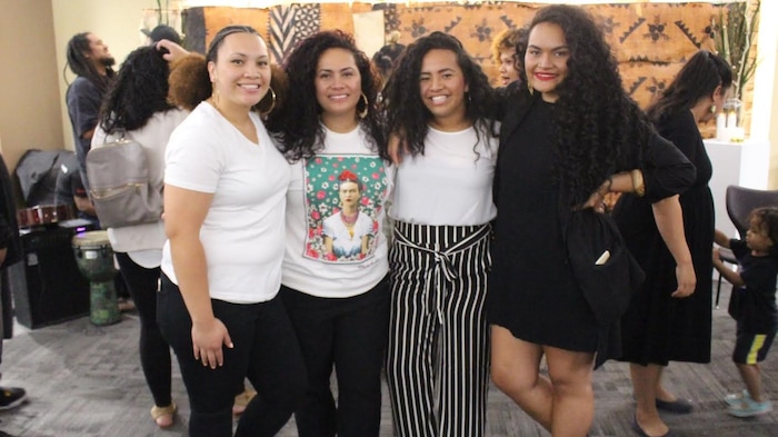 (Photo courtesy of Pasifika First Fridays ) From left to right: Mallory Palelei, Malia Taula, Monique HoChing and Moana Palelei HoChing. The four Samoan sisters from Sandy have worked together to organize and run Pasifika First Fridays since March 2018.