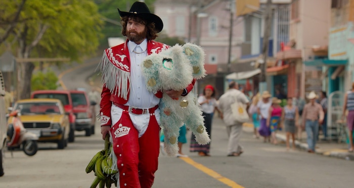 ( Courtesy Relativity Media) Zach Galifianakis plays an armored-car driver who becomes the patsy in a heist plan, in "Masterminds," which was released in 2016 after more than a year of delays.