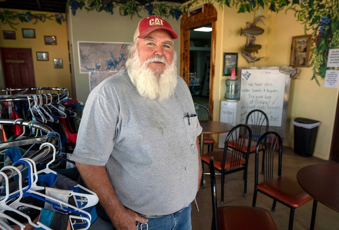(Rick Egan | The Salt Lake Tribune)  Big Water Mayor David Schmuker, on Tuesday, Aug. 3, 2021.