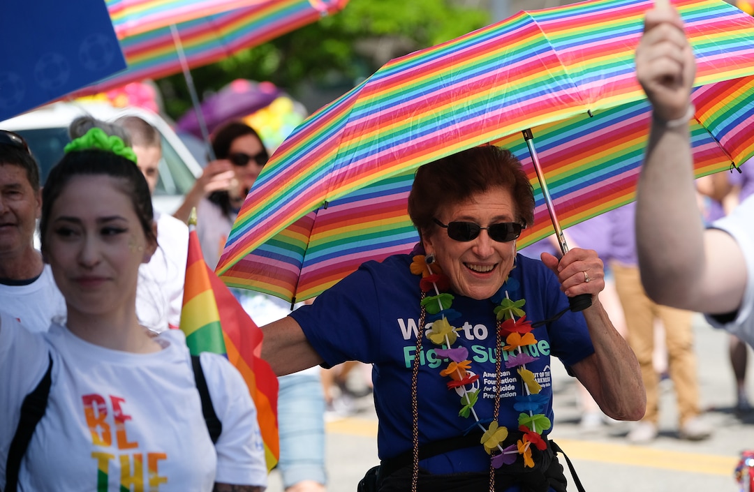 (Francisco Kjolseth  |  The Salt Lake Tribune)  Thousands participate in the Utah Pride Parade in Salt Lake City on Sunday June 2, 2019.