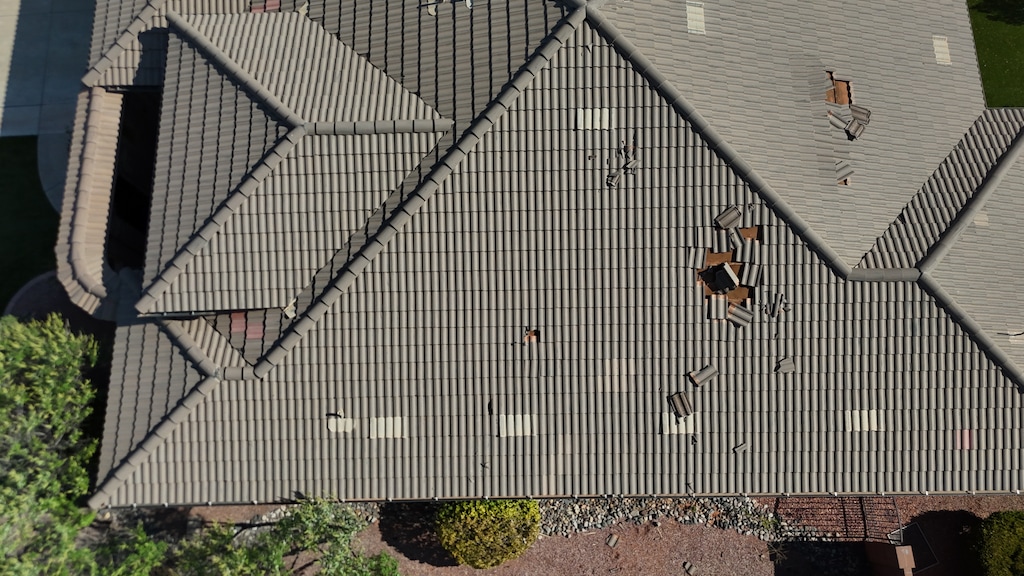 (Robert Bolar) Ivins resident Robert Bolar said the FAA is investigating what might have caused damage to his roof in the middle of the night.