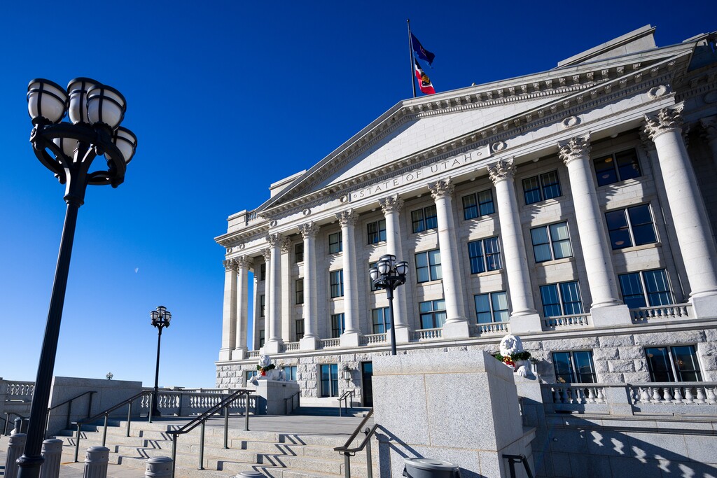 (Trent Nelson | The Salt Lake Tribune) The Utah Capitol in Salt Lake City on Tuesday, Dec. 5, 2023. Despite Sean Reyes’ announcement that he won’t seek reelection, bigger issues about the culture and management of the office need to be answered, Utah lawmakers say.