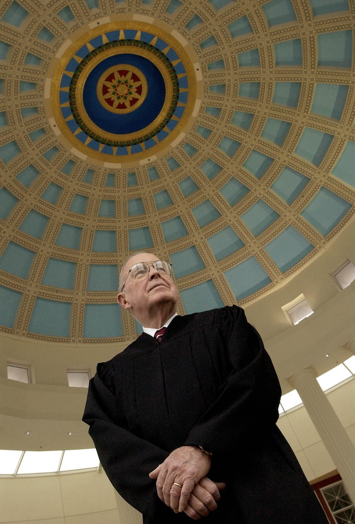 (Francisco Kjolseth | The Salt Lake Tribune) Chief Justice Richard C. Howe in 2002.