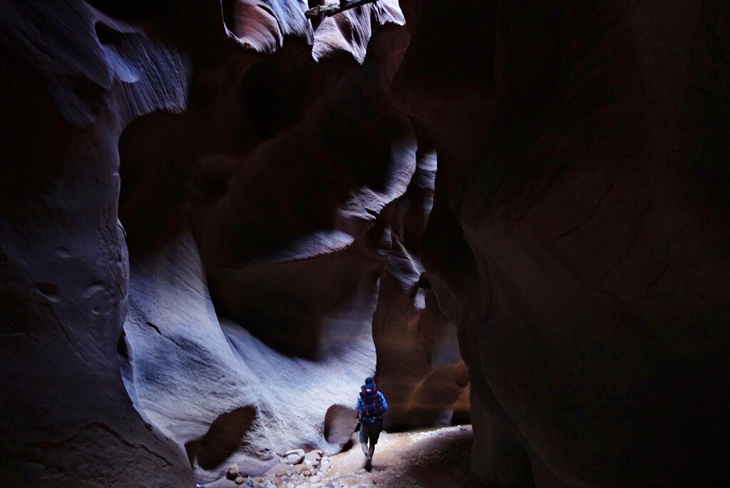 (Lennie Mahler  |  The Salt Lake Tribune) Guides say that Buckskin Gulch, about 47 miles east of Kanab, has been particularly hard hit by the influx of tourists.