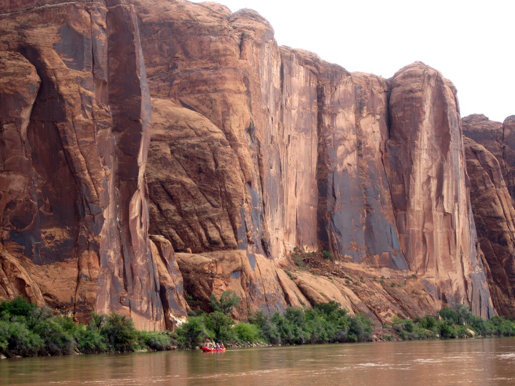 (Dan Elliott | The Associated Press) In this July 25, 2017, file photo, rafters float down the Colorado River near Moab, Utah. Rivers are drying up, popular mountain recreation spots are closing and water restrictions are in full swing as a persistent drought intensifies its grip on pockets of the American Southwest. Climatologists and other experts are scheduled Wednesday, May 23, 2018, to provide an update on the situation in the Four Corners region - where Arizona, New Mexico, Colorado and Utah meet.