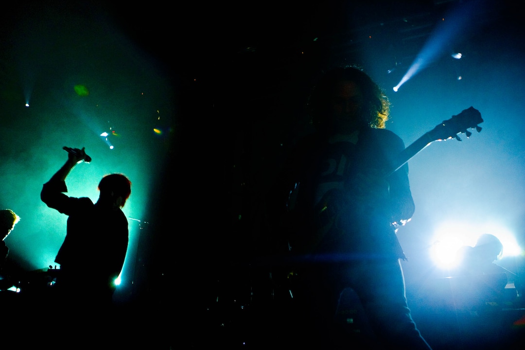 (Trent Nelson | The Salt Lake Tribune) Gerard Way and Ray Toro as My Chemical Romance performs at In The Venue in Salt Lake City, Friday, April 8, 2011.