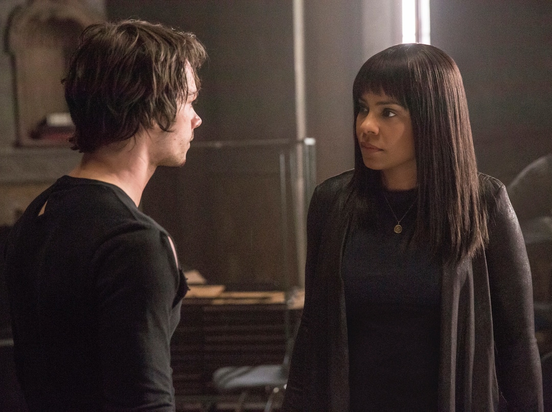 This image released by Lionsgate shows Dylan O’Brien, left, and Sanaa Lathan in a scene from, "American Assassin." (Christian Black/Lionsgate via AP)