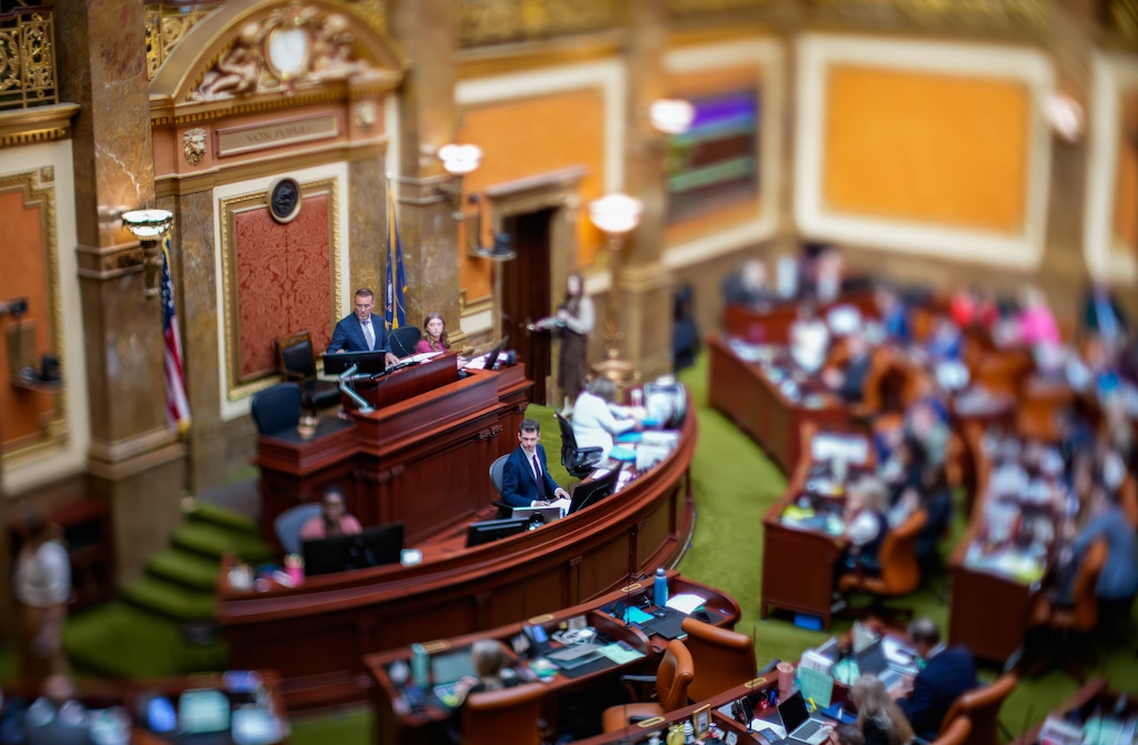 (Francisco Kjolseth | The Salt Lake Tribune) House Speaker Mike Schultz, R-Hooper, in the House Chamber at the Utah Capitol in Salt Lake City on Thursday, Jan. 22, 2026. 
