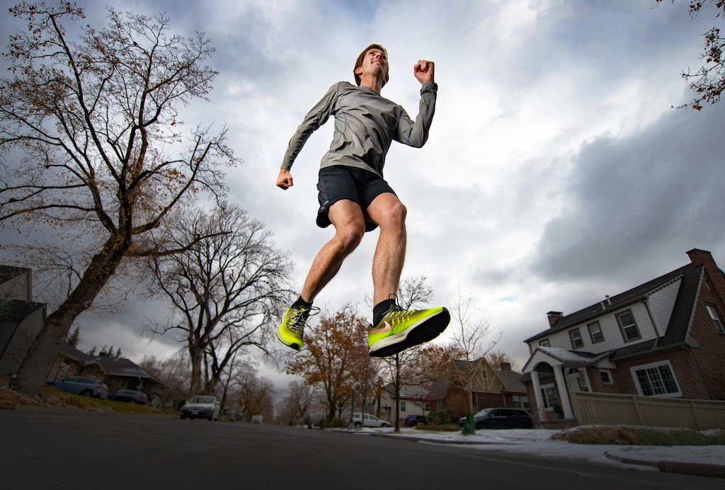 (Francisco Kjolseth  | Tribune file photo) Bryant Heath has ran on every Salt Lake City street in the year 2020. It was about 990 miles in all from January to December.