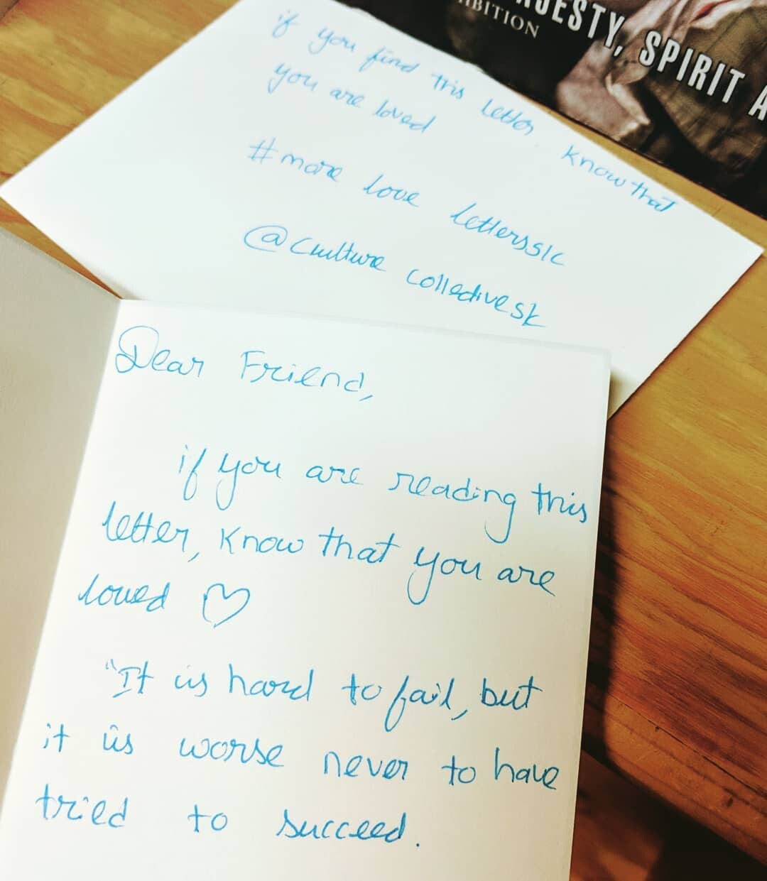 (Photo courtesy of Kate E. Thompson) Seattle author Kate E. Thompson was shopping at Weller Book Works in Salt Lake City on March 24, 2019, when she found an envelope left by Culture Collective, which regularly leaves love letters in public spaces for people to find.