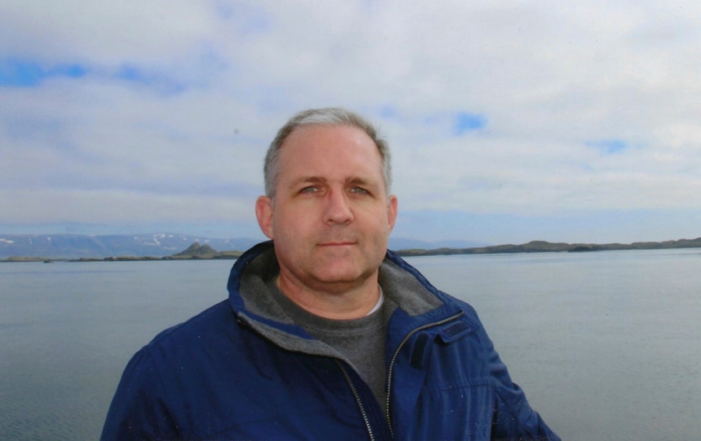 (Courtesy of the Whelan Family via AP) This undated photo provided by the Whelan family shows Paul Whelan in Iceland. Whelan, a former U.S. Marine arrested in Russia on espionage charges, was visiting Moscow over the holidays to attend a wedding when he suddenly disappeared, his brother said Tuesday, Jan. 1, 2019.