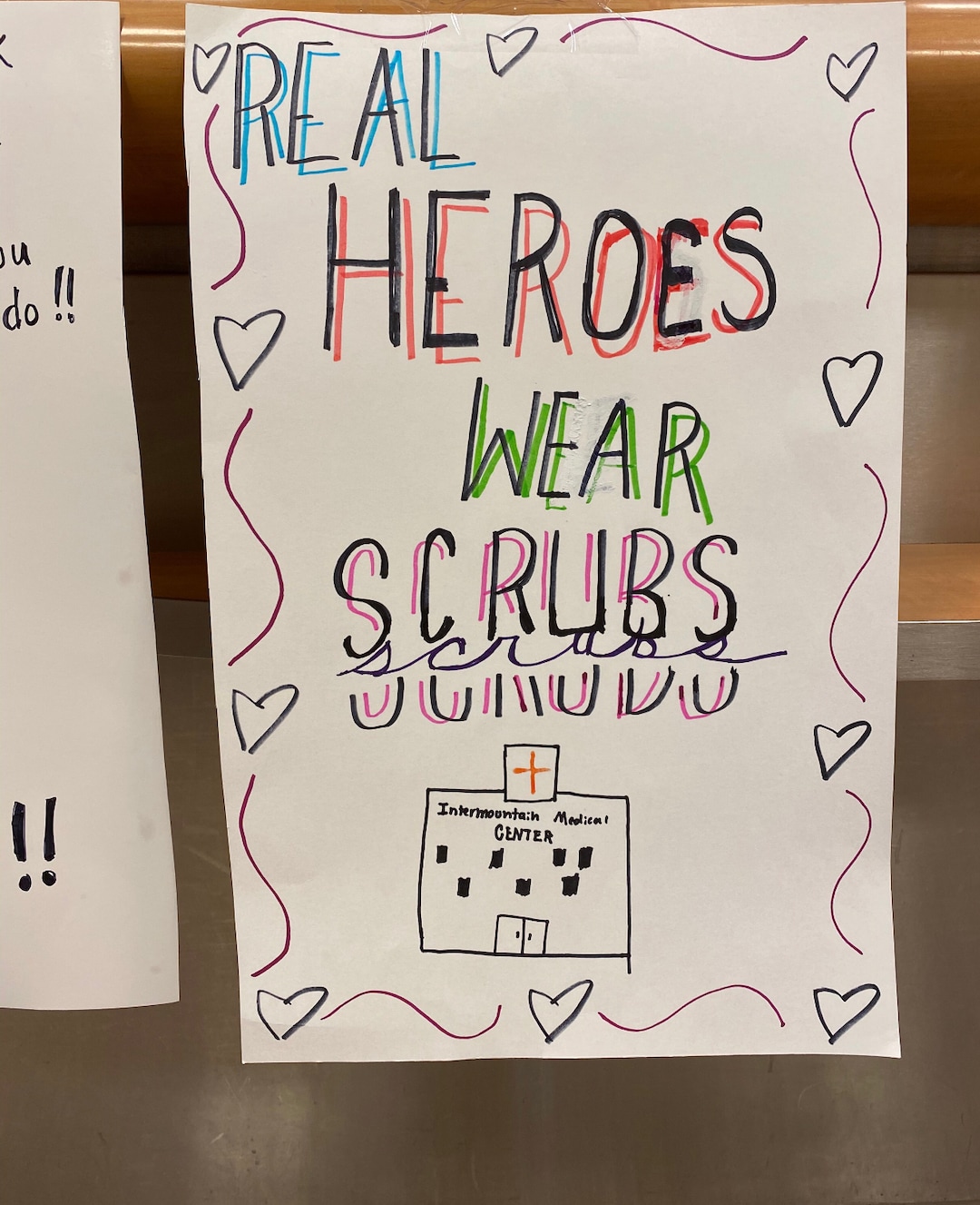 (Photo Courtesy of Intermountain Healthcare) Pictured is a drawing for the Intermountain Healthcare personnel going to help with the coronavirus effort in New York.