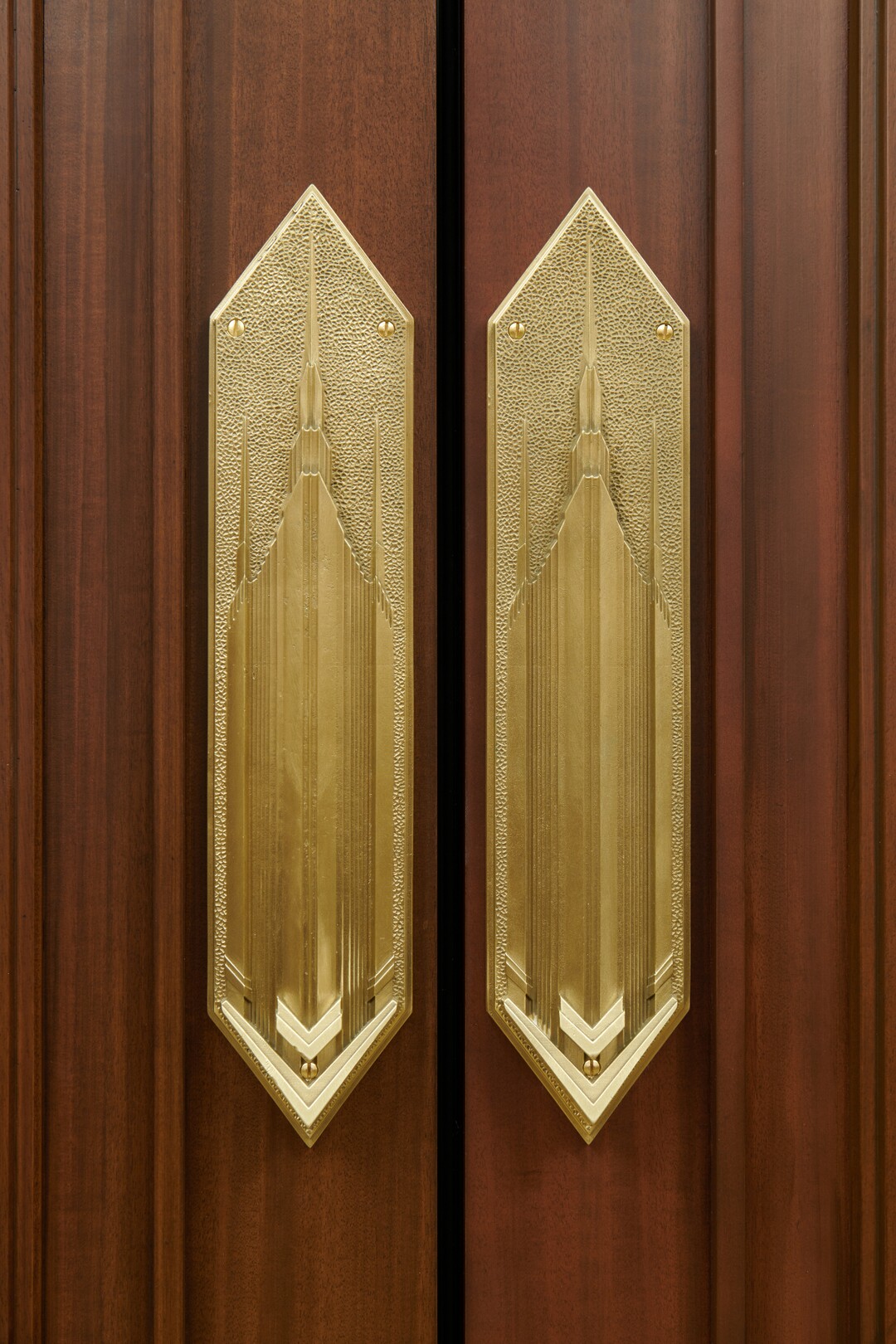 (The Church of Jesus Christ of Latter-day Saints) A detail image of the doors of the Celestial Room inside the newly-renovated Washington D.C. Temple.