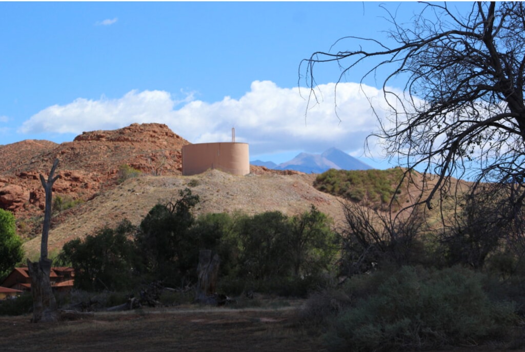 ( Doug McMurdo | The Times-Independent, File) The City of Moab’s plan to construct a water tank in Spanish Valley, similar to this one on Powerhouse Lane, took a turn April 2, 2026, when the Permanent Community Impact Board voted unanimously to deny the city funding for the project.
