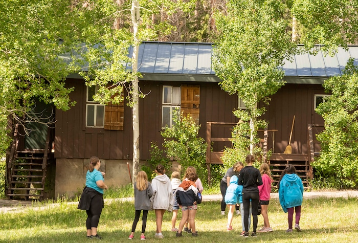 (Rick Egan | The Salt Lake Tribune) Participants play games at Camp Hope, a camp run by the district attorneys office for kids who have observed or have been victims of violence, on Wednesday, 
Wednesday, June 30, 2021.