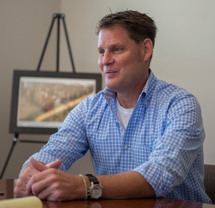 (Steve Griffin / The Salt Lake Tribune) David Robinson, then a Republican candidate for Salt Lake County mayor, talks with the Salt Lake Tribune editorial board in 2017. Robinson, formerly an unofficial communication director for the county Republican Party, and former chairman for the party Scott Miller have filed lawsuits against a number of state leaders alleging a coordinated campaign to remove them from the party.