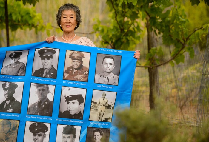 (Trent Nelson  |  The Salt Lake Tribune) Sunny Lee works with the South Korean government to bring the families of MIA Korean War veterans to South Korea where they are honored for their family member's service. Lee was photographed at her Springdale home on Tuesday, May 19, 2020.