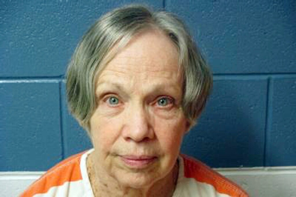 FILE - This April 8, 2016, file photo, provided by Utah State Prison shows Wanda Barzee. Barzee, a woman accused of helping a former street preacher kidnap then-Utah teenager Elizabeth Smart from her Salt Lake City home in 2002 refused to attend a hearing before the state parole board that could have helped her get out of prison earlier. (Utah State Prison via AP, File)