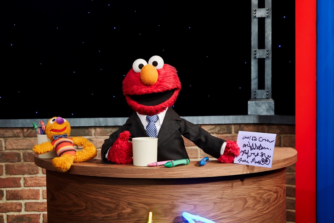 (Photo courtesy of HBO Max) “The Not-Too-Late Show with Elmo” starts streaming Wednesday on HBO Max.