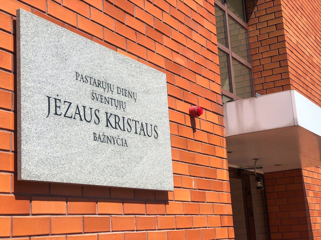 (Michael Stack | Special to The Tribune) A chapel of The Church of Jesus Christ of Latter-day Saints in Vilnius, Lithuania.