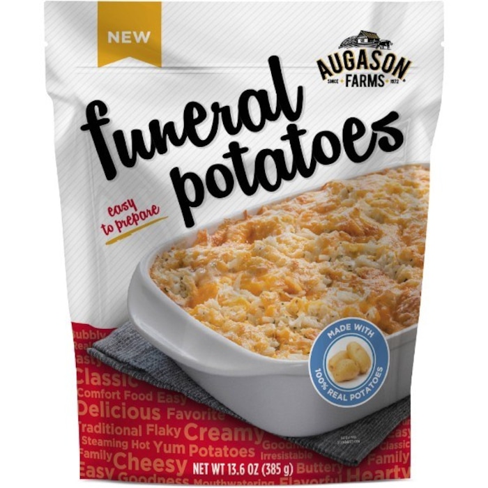 A Walmart ad for Augason Farms dehydrated funeral potatoes showed up on social media recently, confusing many people who don't live in Utah.