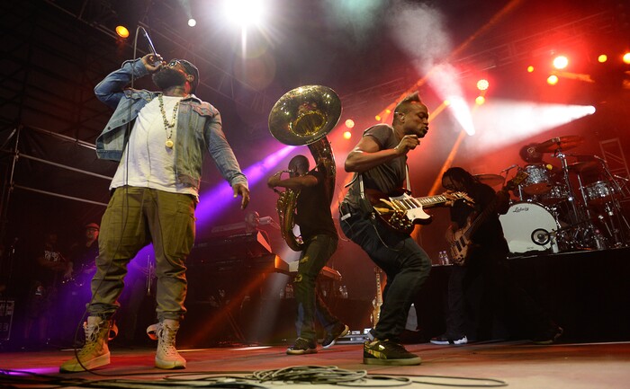 (Francisco Kjolseth | The Salt Lake Tribune) The Roots marks the finale of the 2017 SLC Twilight Concert Series at Pioneer Park on Thursday, Aug. 31, 2017.