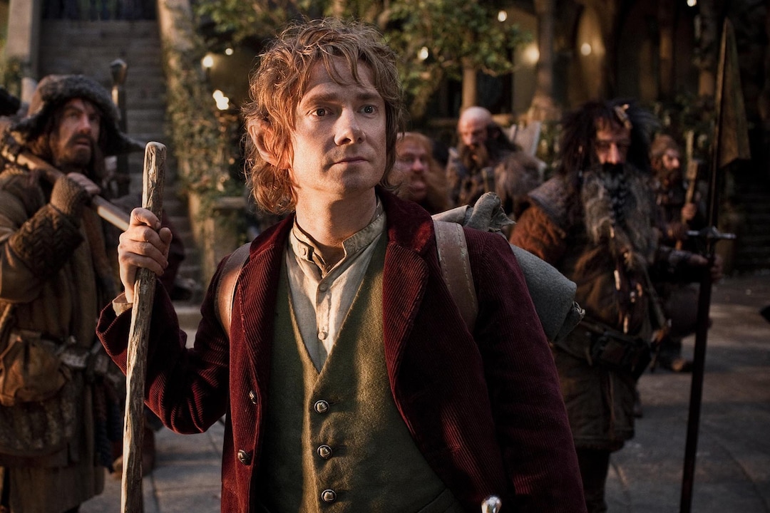 ( Courtesy New Line Cinema / MGM) Martin Freeman plays Bilbo Baggins, who joins a troupe of dwarves on a great adventure, in the 2012 epic "The Hobbit: An Unexpected Journey."