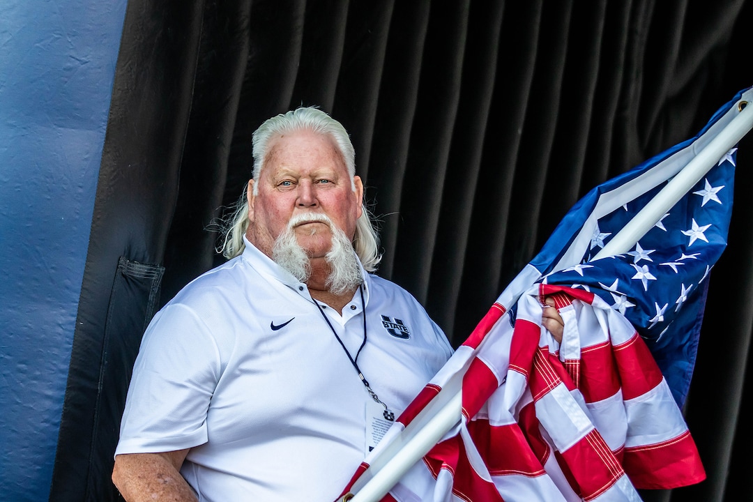 (Photo courtesy of Utah State University Athletics) Steve Wiley, longtime assistant equipment manager for USU, died Dec. 21, 2018. He was 67.