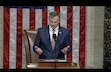 (CSPAN) U.S. Rep. Blake Moore makes the "6-7" hand gesture while presiding over the U.S. House of Representatives on Tuesday, Nov. 18, 2025.