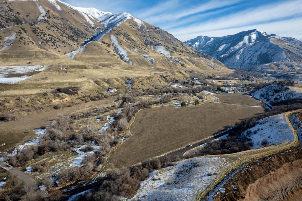 (Rick Egan | The Salt Lake Tribune) A 28-acre property proposed for annexation along Hollow Road near Nibley on Jan. 16, 2026.