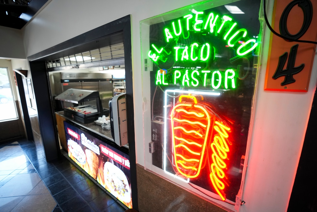 (Bethany Baker  |  The Salt Lake Tribune) Signage at Tortas Y Jugos El Morelense, Inc. in Salt Lake City on Aug. 1, 2024.